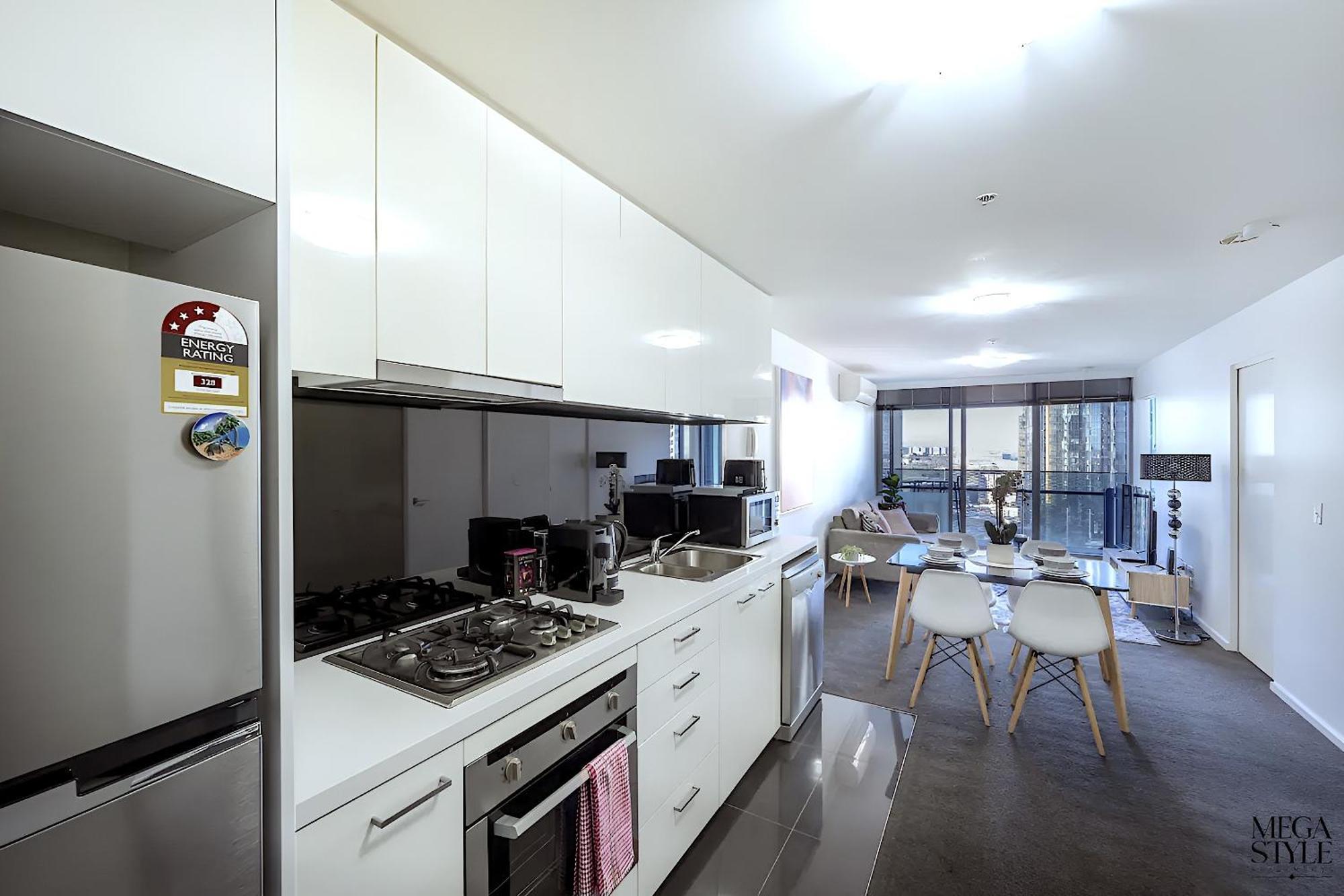 Mega Style Apartments Mainpoint Melbourne Phòng bức ảnh