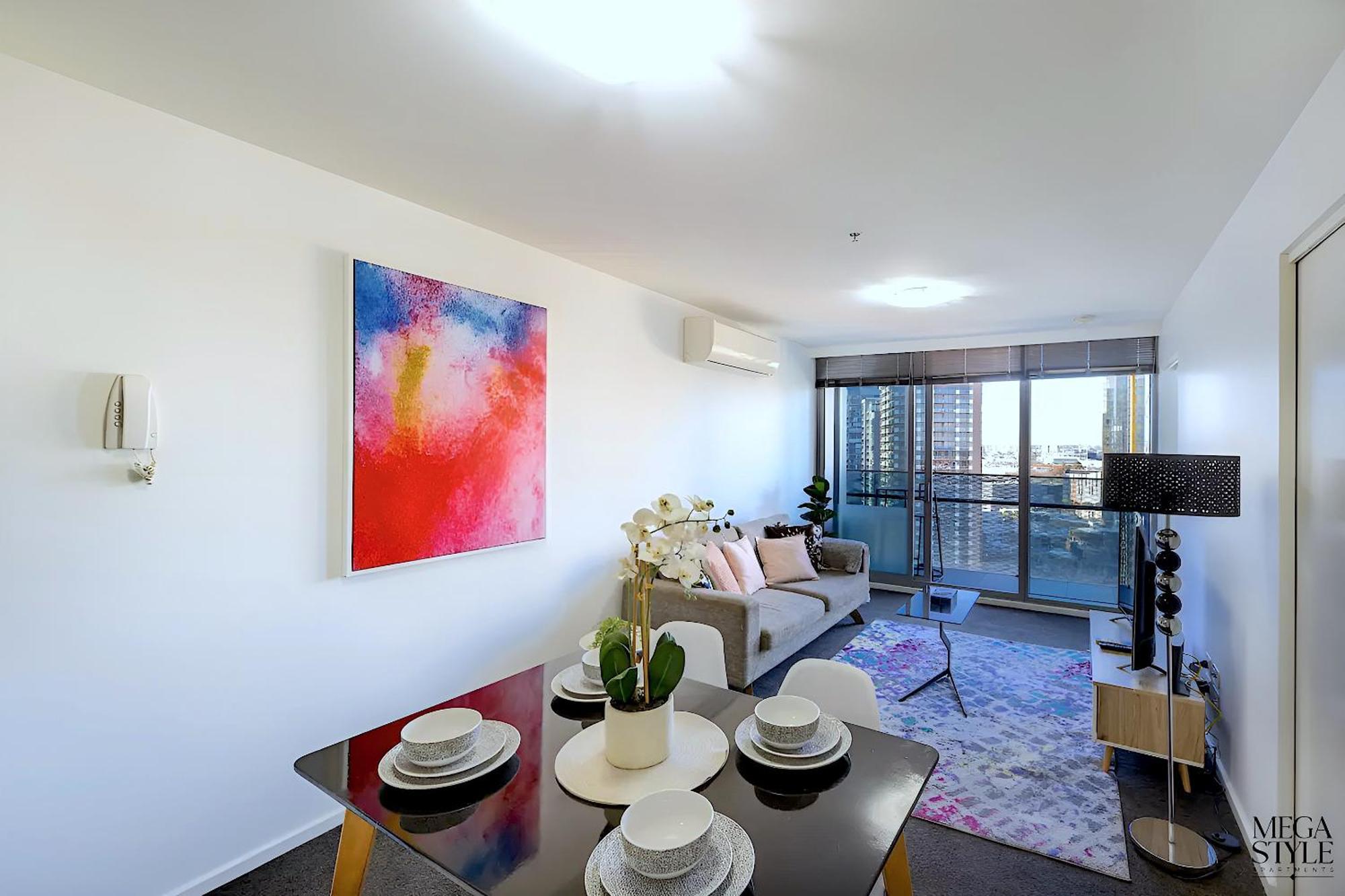 Mega Style Apartments Mainpoint Melbourne Phòng bức ảnh
